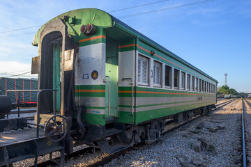 Obraz premium Train and Railway at Train Station