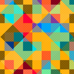 abstract geometric background colored polygons vector illustration
