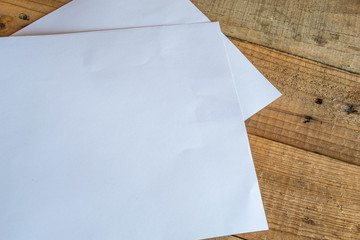 Sheet of white paper