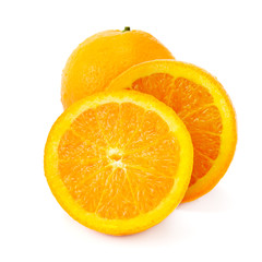 orange isolated on white background