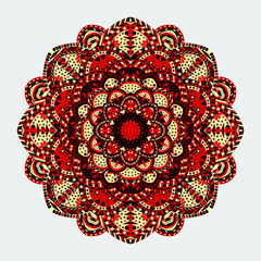 Mandala. Round Ornament Pattern. Vintage decorative elements