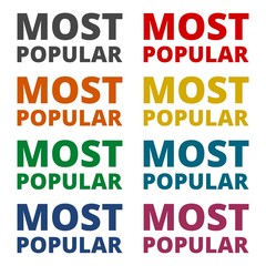 Most Popular icons set