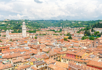 Fototapeta premium Verona. View from above.