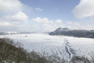 Lake Masyu in winter.