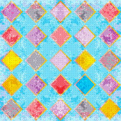 delicate colored polygons. abstract geometric background. vector illustration