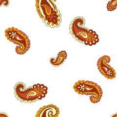 Seamless paisley pattern