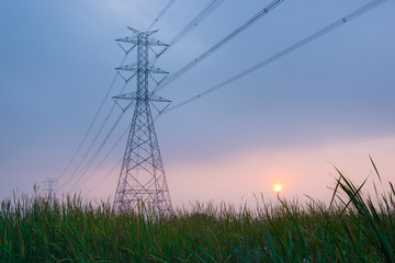  high voltage electric pole