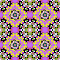 Seamless pattern. Vintage decorative elements. beautiful background