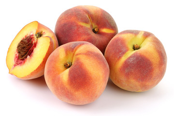 Naklejka na ściany i meble Ripe peach fruit