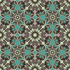 Seamless pattern. Vintage decorative elements. beautiful background