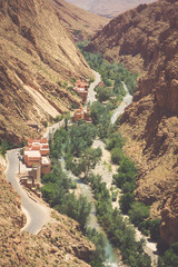 dades gorges valley, Morocco, Africa
