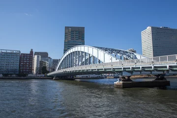 Foto op Plexiglas 隅田川と永代橋 © Yoshinori Okada