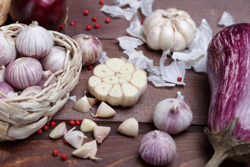 fresh spices on a desk
