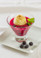 Blueberry dessert