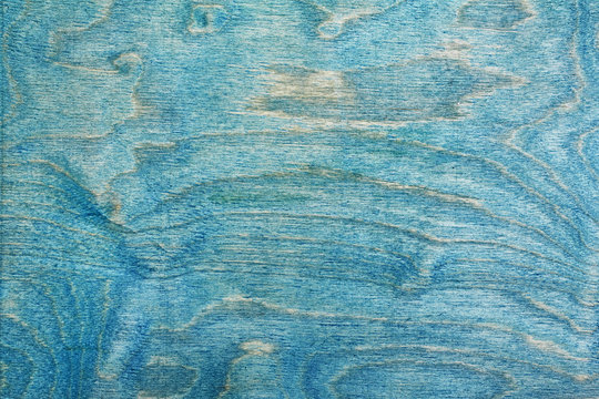 Blue hand-painted wooden texture