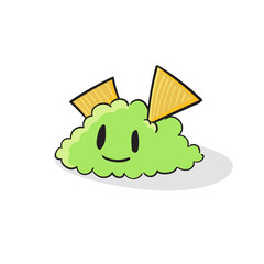 Cute Guacamole vector illustration