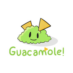 Cute Guacamole vector illustration