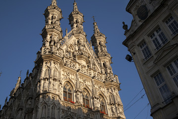 Fototapeta na wymiar City Hall, Leuven, Belgium