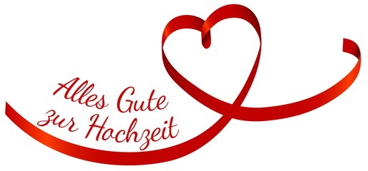 Alles Gute zur Hochzeit 