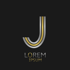 Obraz premium Letter J logo