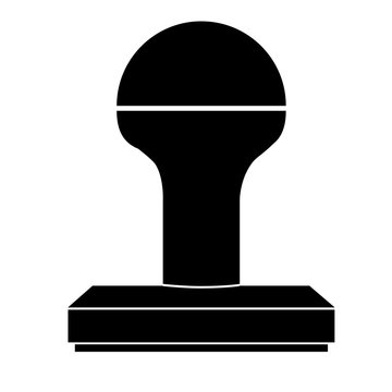 recommend clip art: silhouette of Stamp, isolated on white,
                    