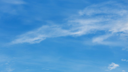 cloud on blue sky background