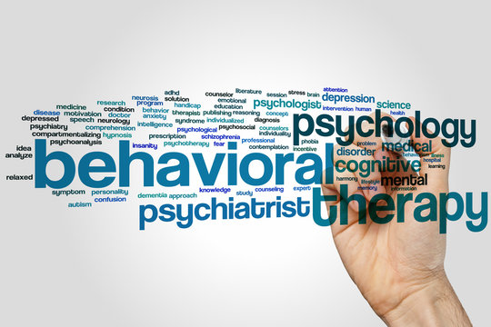 Behavioral Therapy Word Cloud