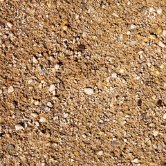 Sand and stone pebbles