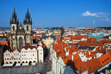 Obraz premium Prague city view