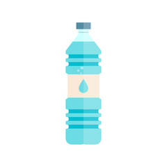 Fototapeta premium Bottle of water flat icon