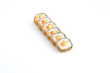 sushi, auf weißem Hintergrund, Foodfotografie © brand49