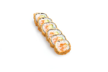 sushi, auf weißem Hintergrund, Foodfotografie © brand49