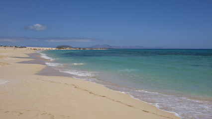 The beach,Natural park,Corralejo,Canary-islands,Spain