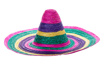 Colorful mexican sombrero