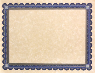 Certificate Border