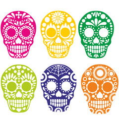  Holy Death, Day of the Dead, mexican sugar skull