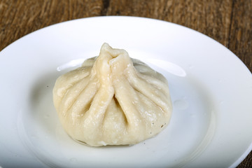 Khinkali - caucasian dumplings