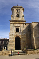 Fototapeta na wymiar Renaissance church of Villasilos Burgos province,Spain