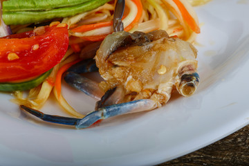 Thai spice crab salad