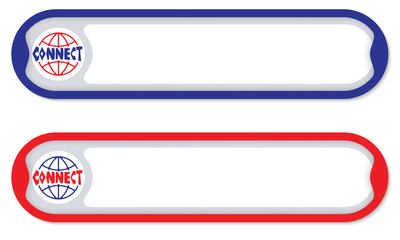 Colored frames for any text with connect symbol