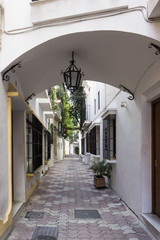 Calles del casco antiguo del municipio de Marbella, Andalucía