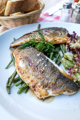 french cuisine dish with many vegetables