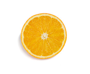 orange on a white background
