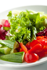Fresh Vegetables Plate