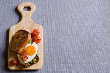 Sandwich with vegetables