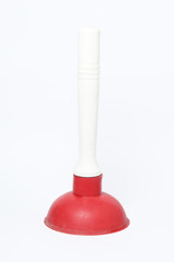 Plunger isolated on white