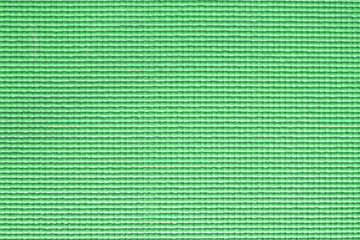 background of green yoga mat