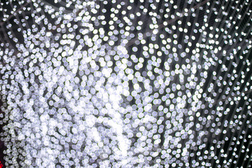 Abstract bokeh defocused lights background.