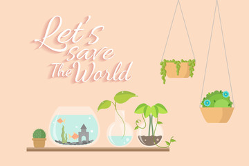 Plant set save the world