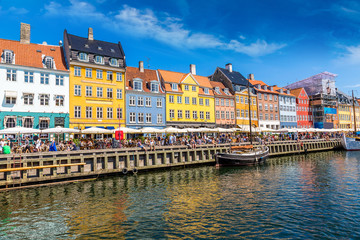 Fototapeta na wymiar Copenhagen, Nyhavn
